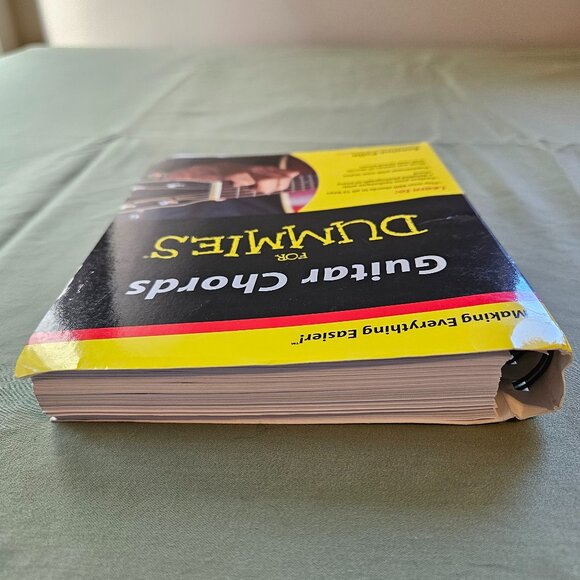 Guitar Chords for Dummies by Antoine Polin Paperback Spiralbound Guitar Guide - Picture 11 of 12